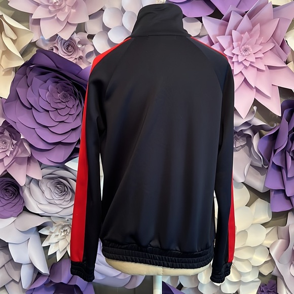 Dark navy and red sweater - Picture 4 of 5